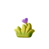 Grass with Purple Flower (Small) | Wooden Toy