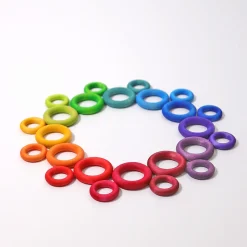 Grimm's Building Rings - Rainbow
