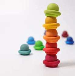 Grimm's Building Rings - Rainbow