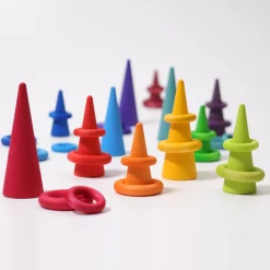 Grimm's Building Rings - Rainbow