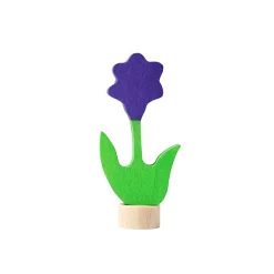 Grimm's Celebration Ring Deco Flower (Purple)