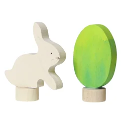 Grimm's Celebration Ring Deco (Easter Set Batik Green - 2pcs)