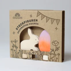 Grimm's Celebration Ring Deco (Easter Set Batik Orange - 2pcs)