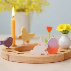 Grimm's Celebration Ring Deco (Easter Set Batik Orange - 2pcs)