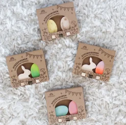 Grimm's Celebration Ring Deco (Easter Set Batik Orange - 2pcs)