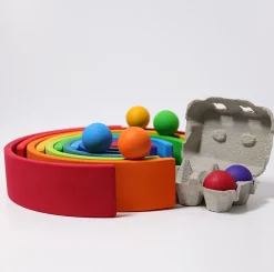 Grimm's Large Stacking Rainbow (12 Pcs)