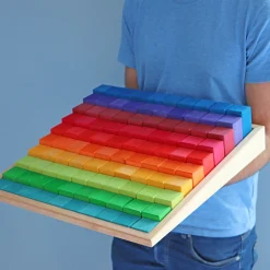 Grimm's Large Stepped Counting Block Set (4cm thick)