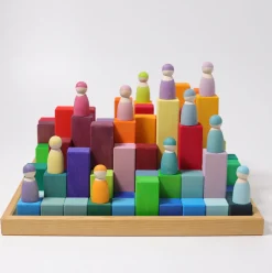 Grimm's Large Stepped Pyramid Building Set