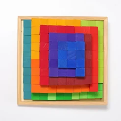Grimm's Small Stepped Counting Block Set (2cm thick)