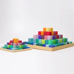 Grimm's Small Stepped Pyramid Building Set