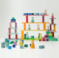 Grimm's Small Stepped Pyramid Building Set