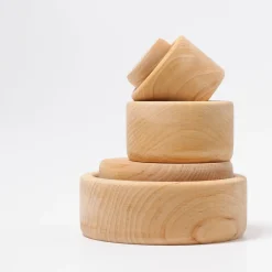 Grimm's Stacking Bowls - Natural