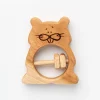Handmade Beaver Rattle & Teething Toy