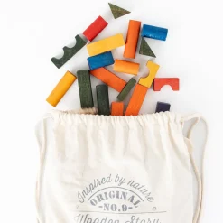 Handmade Blocks in Sack (Set of 100) - Colour