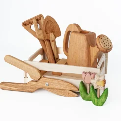 Handmade Wooden Gardening Set