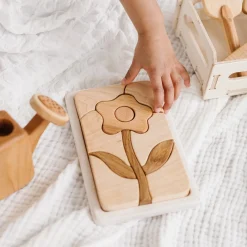 Handmade Wooden Mosaic Puzzle (Flower)