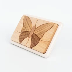 Handmade Wooden Mosaic Puzzle (Butterfly)