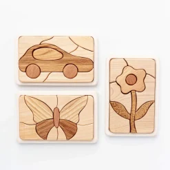 Handmade Wooden Mosaic Puzzle (Butterfly)