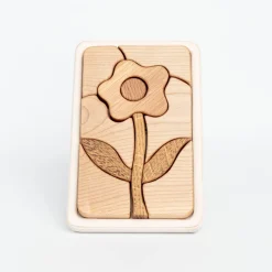 Handmade Wooden Mosaic Puzzle (Flower)