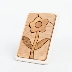 Handmade Wooden Mosaic Puzzle (Flower)