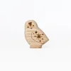 Handmade Wooden Snowy Owl Toy