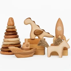 Handmade Wooden Toy Dragon