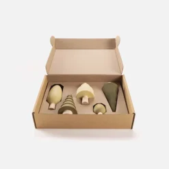 Handmade Wooden Toy Tree Set (5 pcs)