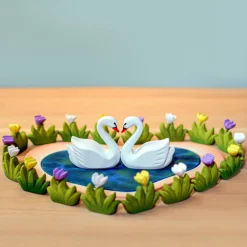 Heart Lake and Swan Play Set