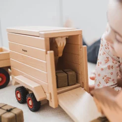Horse Cart Trailer | Wooden Toy Vehicle Accessory