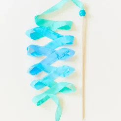 Large Silk & Wood Streamer (Sea)