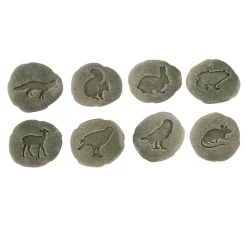 Let's Investigate Footprints Sensory Stones (Woodland)