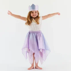 Limited Edition Silk Fairy Skirt (Flower Power Lavender)