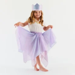 Limited Edition Silk Fairy Skirt (Flower Power Lavender)