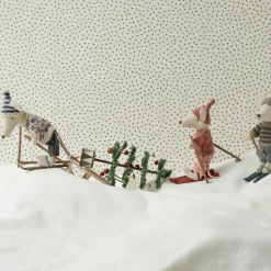 Maileg 2024 Winter Mouse with Ski Set - Blue (Dad)