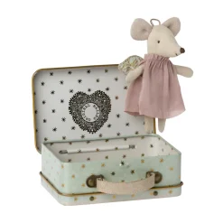 Maileg Angel Mouse with Suitcase (Little Sister)