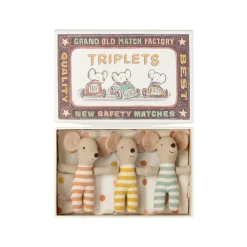 Maileg Baby Mice Triplets in Matchbox