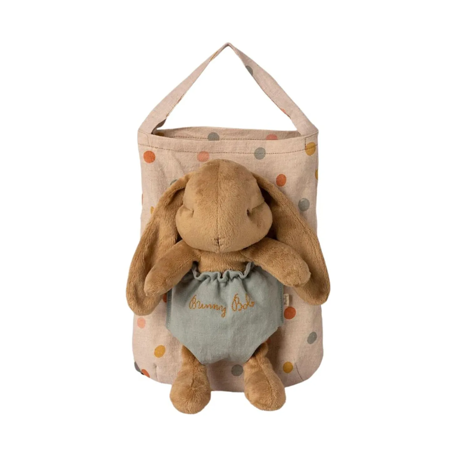 Maileg Bunny Bob with Polka Dot Carry Bag