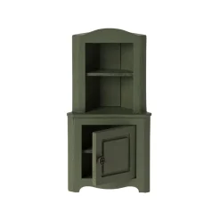 Maileg Corner Cabinet - Dark Green (Mouse)