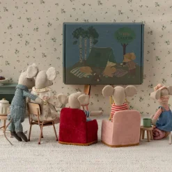 Maileg Folding Chair - Red (Mouse)