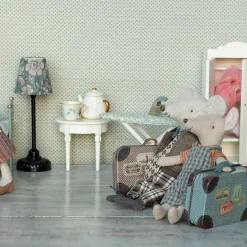 Maileg Jacket, Pants and Tie in Suitcase (Grandpa Mouse)