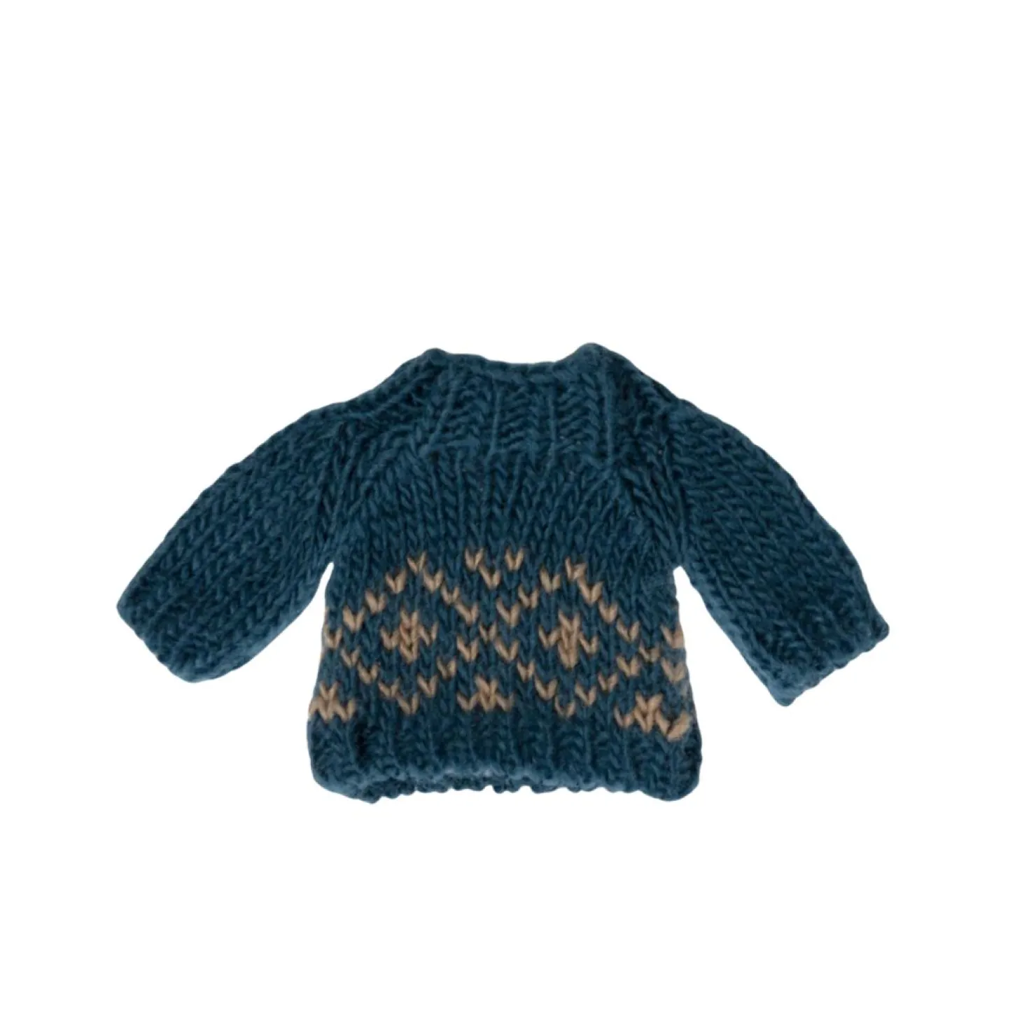 Maileg Knitted Blue Sweater (Mum/Dad Mouse)