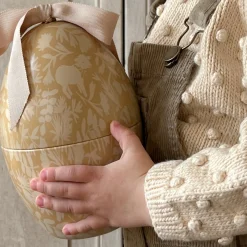 Maileg Metal Easter Egg (Cream Yellow)