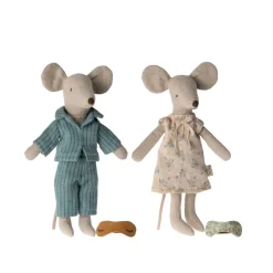 Maileg Mice Set in Cigar Box (Mum & Dad Mouse)