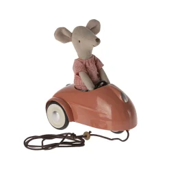 Maileg Mouse Car (Coral)