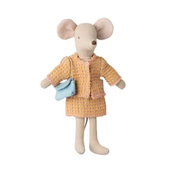 Maileg 2-Piece Suit with Bag (Mum Mouse)
