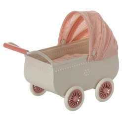 Maileg Pram - Coral (Baby Mouse)