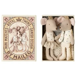 Maileg Royal Twins Mice in Matchbox 2025 (Little Sister & Brother)