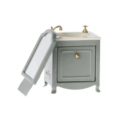 Maileg Sink with Mirror - Dark Mint (Mouse)
