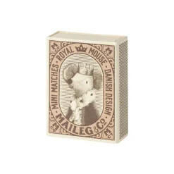 Maileg Sleepy Wakey Mouse (BABY - Rose)