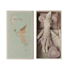 Maileg Tooth Fairy Mouse in Matchbox (Little Sister)